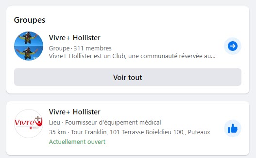 vivre plus hollister
